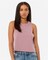 BELLA+CANVAS Ladies Racerback Cropped Tank for Workout, Casual Wear & Streetwear Lightweight Athletic Top